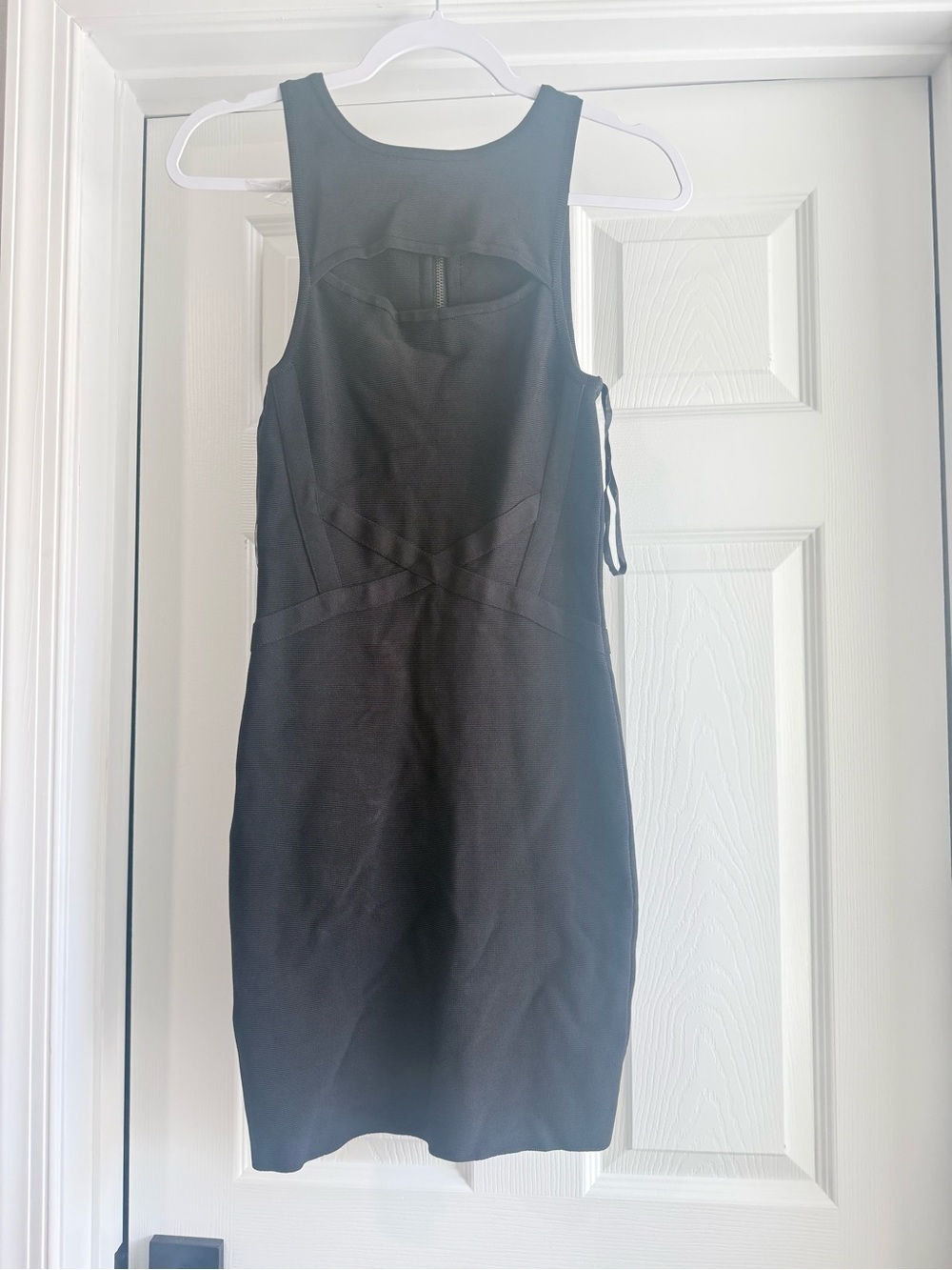 Y2K Bebe black body con dress